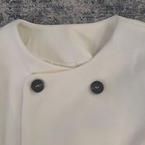 Elegant White Women's Coat